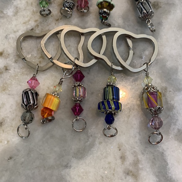 Keychain ~ #Heart Ring #Handmade #stocking stuffers - Picture 4 of 4